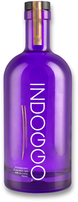 Indoggo Gin Strawberry Flavored 750ml