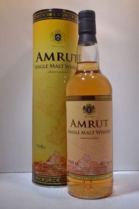 Amrut Whiskey Single Malt India 92pf 750ml