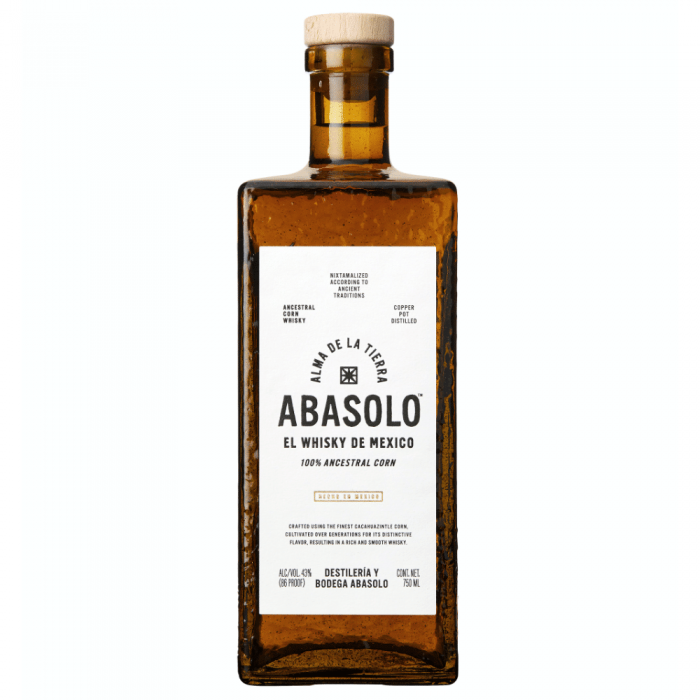 Abasolo Whiskey Corn Alma De La Tierra El Whisky De Mexico 750ml