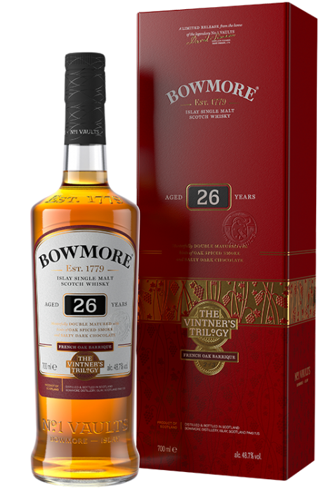 Bowmore Scotch Single Malt The Vintners Trilogy French Oak Barrique Islay 26yr 750ml