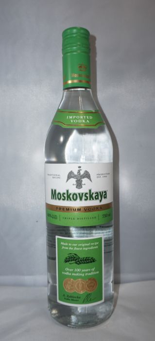 Moskovskaya Vodka Russian 750ml