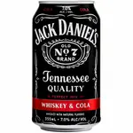 Jack Daniel's Whiskey & Cola Cocktail Ready To Drink 12oz 4 Pack Cans