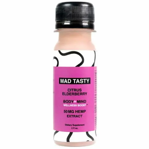 Mad Tasty Citrus Elderberry Wellness Boost 2oz Shot