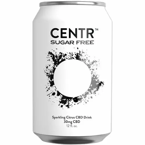 Centr Sugar Free Sparkling Citrus CBD Drink 12oz Can