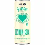 Greenbar UN Rum+Cola Non Alcoholic Cocktail 4-Pack 12oz Can