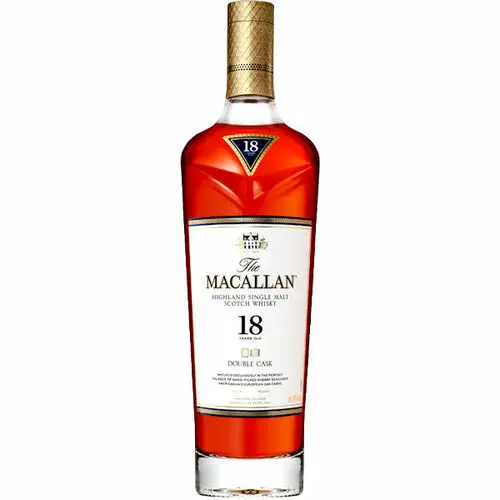 The Macallan 18 Year Old Double Cask Single Malt Scotch 750ml Rated 96-100WE
