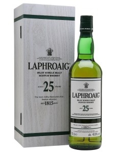 Laphroaig Islay Single Malt Scotch Whisky Aged 25 Years (NO BOX) 750ml