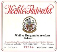 Koehler-ruprecht Weissburgunder Kabinett Trocken 750ml
