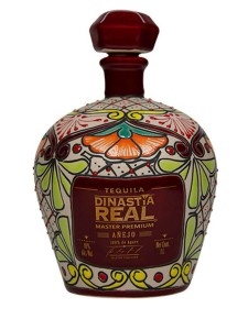 Tequila Dinastia Real Master Premium Anejo hand painted ceramic