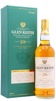 Glen Keith - Secret Speyside - Special Aged Release Single Malt 1992 28 year old Whisky 70CL