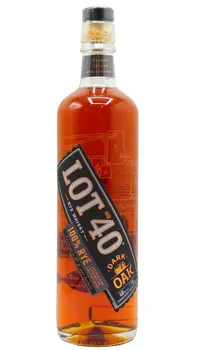 Lot No. 40 - Dark Oak Canadian Rye Whisky 70CL