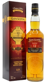 Glen Scotia - Limited Edition - Seasonal Release Single Malt 12 year old Whisky 70CL