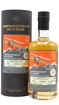Miltonduff - Infrequent Flyers Single Cask #701585 2009 10 year old Whisky 70CL