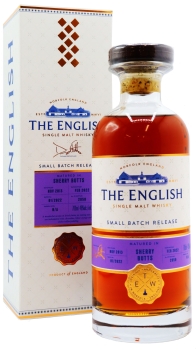 The English - Small Batch Release  Sherry Butt Matured 2013 9 year old Whisky 70CL