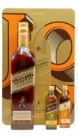 Johnnie Walker - Gold Label Blended Scotch Whisky 70cl + 5cl x 2 40% ABV Gift Pack