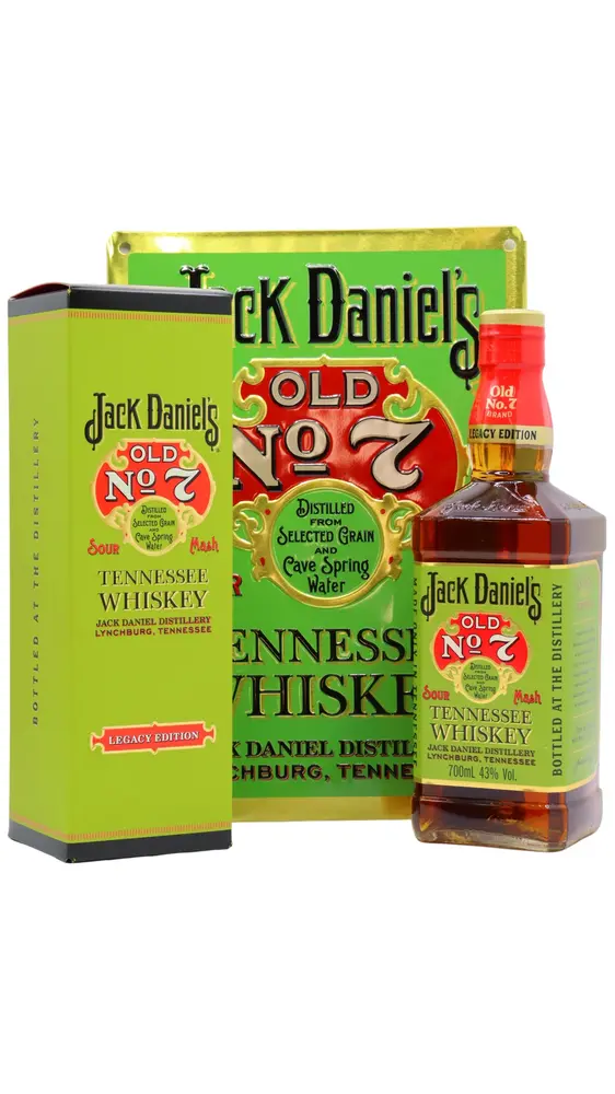 Jack Daniel's - Old No. 7 Legacy Edition 1 Whiskey (Includes Bar Sign)