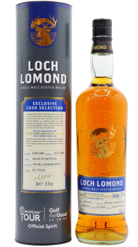 Loch Lomond - European Tour - Wales Open Single Cask 2006 14 year old Whisky 70CL