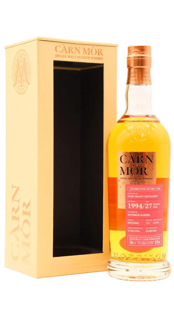 Glen Grant - Carn Mor Celebration Of The Cask - Single Cask #61723 1994 27 year old Whisky 70CL