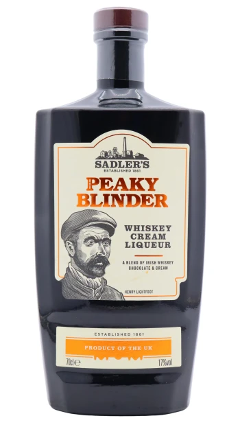 Peaky Blinder - Irish Cream Whiskey Liqueur 70cl 17% ABV