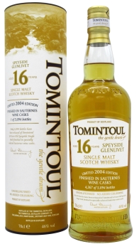 Tomintoul - Sauternes Cask Finish 2004 16 year old Whisky 70CL