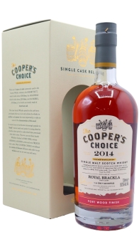 Royal Brackla - Cooper's Choice - Single Port Cask #9599 2014 8 year old Whisky 70CL