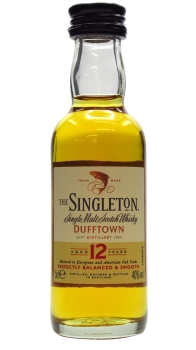 Dufftown - The Singleton Single Malt Miniature 12 year old Whisky 5CL