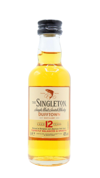 Dufftown - The Singleton Single Malt Miniature 12 year old Whisky 5CL