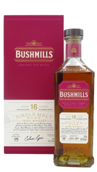 Bushmills - Single Malt Rare Irish 16 year old Whiskey 70CL