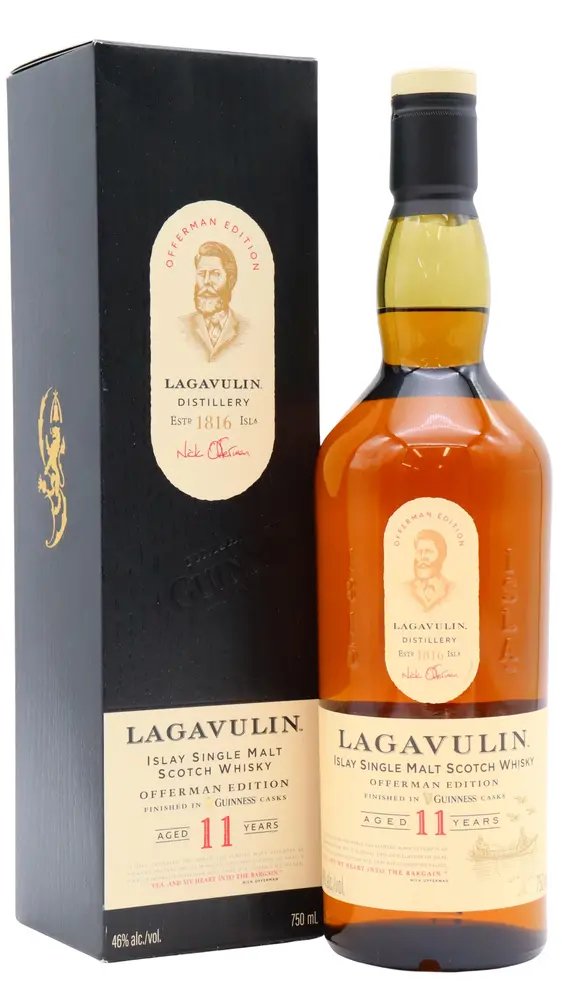 Lagavulin - Offerman 2nd Edition - Guinness Cask Finish 11 year old Whisky (USA Edition) 75CL