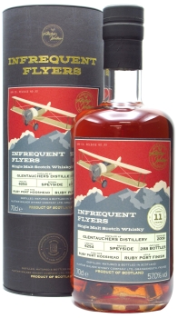 Glentauchers - Infrequent Flyers Single Cask # 6254 2009 11 year old Whisky 70CL