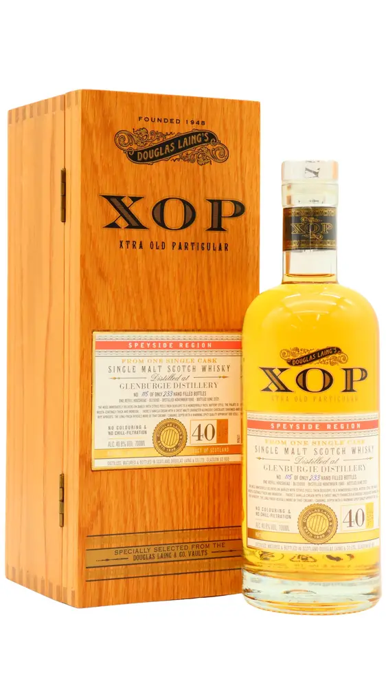 Glenburgie - Xtra Old Particular Single Cask #15090 1980 40 year old Whisky 70CL