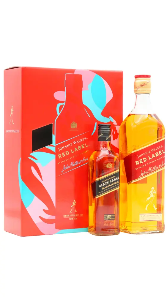Johnnie Walker - Red & Black Label Blended Scotch Whisky Gift Pack
