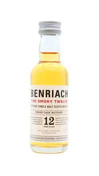 Benriach - The Smoky Twelve Speyside Single Malt Scotch 12 year old Whisky Miniature