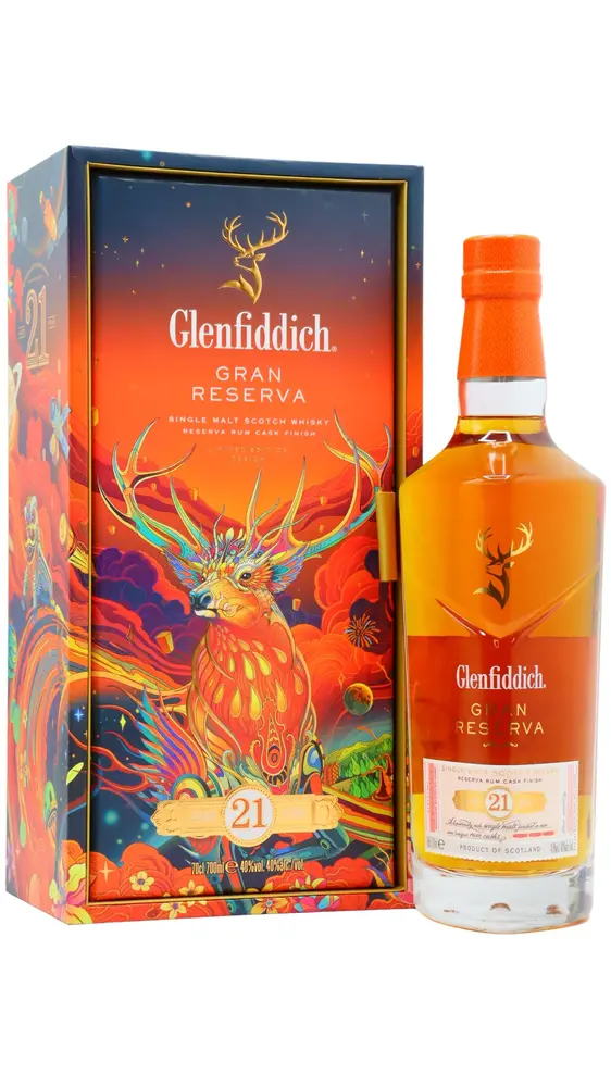 Glenfiddich - 2022 Lunar New Year - Gran Reserva Speyside Single Malt Scotch 21 year old Whisky