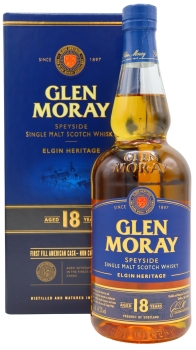 Glen Moray - Elgin Heritage - Speyside Single Malt 18 year old Whisky 70CL