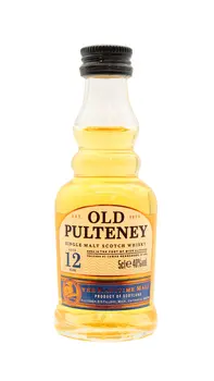 Old Pulteney - Highland Single Malt 12 year old Whisky Miniature 5CL