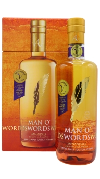 Annandale - Rare Vintage Man O' Words - Single Bourbon Cask #143 2014 Whisky 70CL