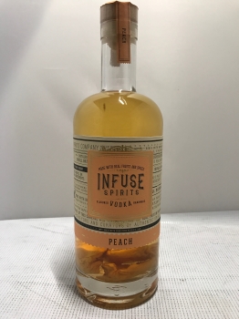 Infuse Spirits Vodka Peach Real Fruit Gluten Free 750ml