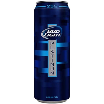 Bud Light Platinum Beer 25oz Can
