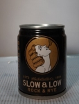 Slow & Low Rock And Rye Whiskey 84pf 100ml Can