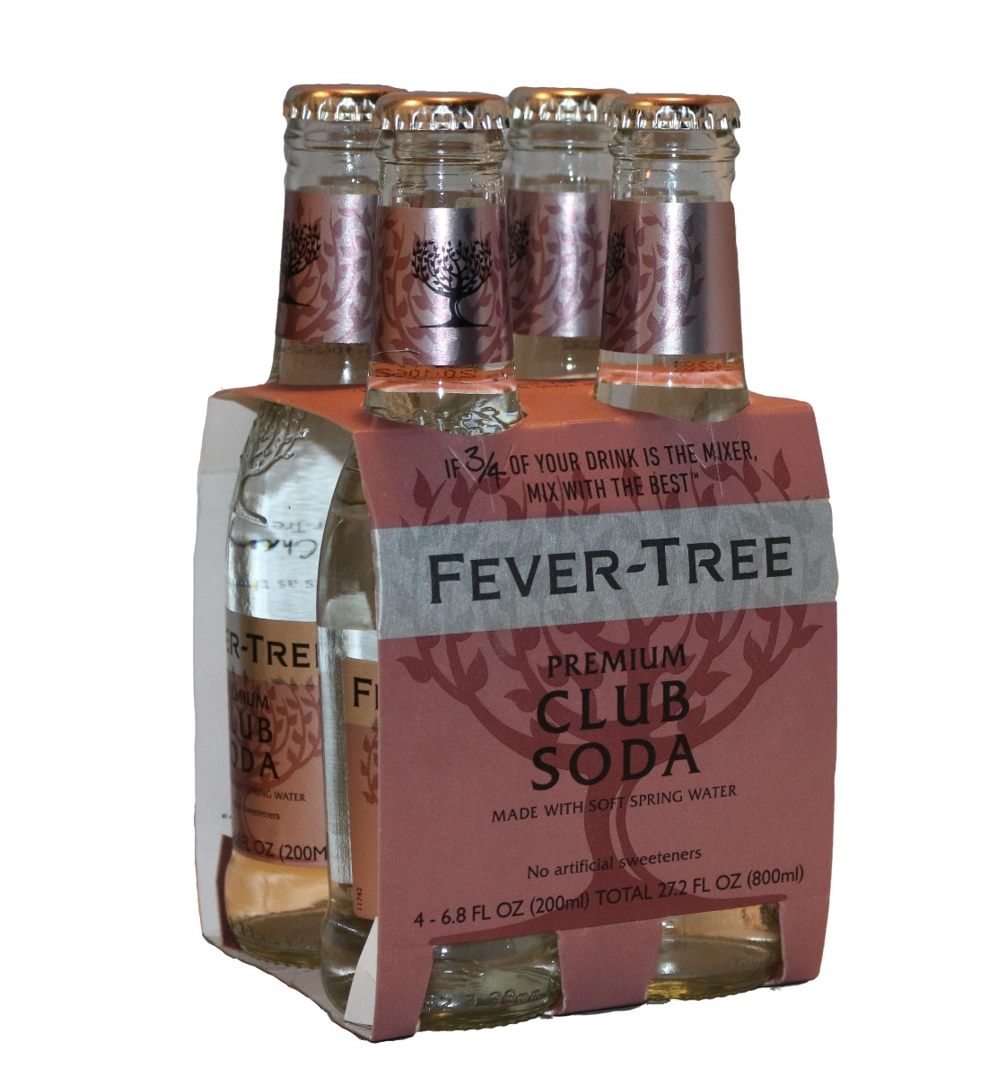 Fever Tree Club Soda Premium 4x6.8oz Bot Liquor Store Online