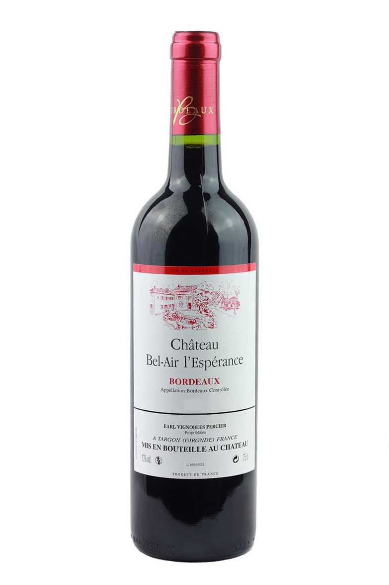 Chateau Jean Blanc Perrine Red Wine Bordeaux France 2015