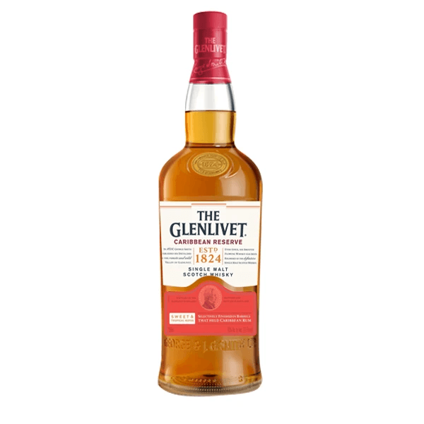 Glenlivet Scotch Single Malt Caribbean Reserve Rum Barrel Selection 750ml