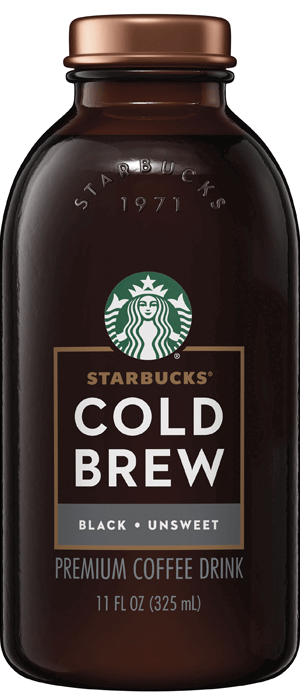 Starbucks Cold Brew Black And Unsweet Premium Coffee Drink 11oz Bot