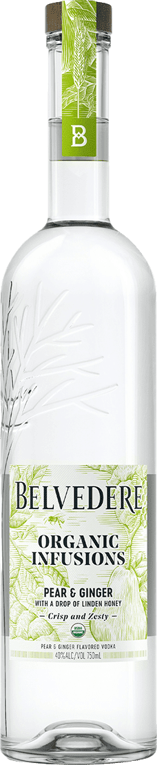 Belvedere Vodka Infusions Pear & Ginger Organic Poland 750ml