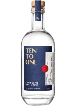 Ten To One Rum White Caribbean 750ml