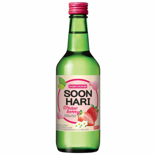 Soon Hari Chum Churum Strawberry Soju Korean 375ml