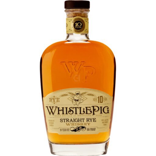 Whistle Pig 10 Year Old Straight Rye Whiskey Vermont 375ml