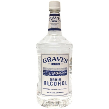 Graves Grain Alcohol 190 Proof 1.75L