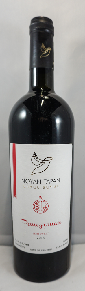 Noyan Tapan Pomegranate Wine Semi Sweet 2015 Armenia 750ml